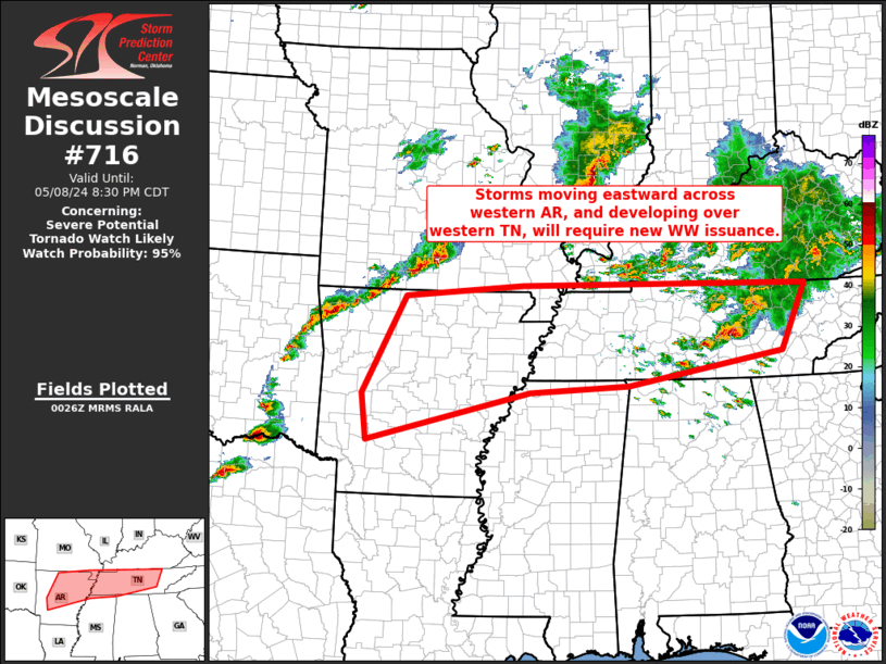 Mesoscale Discussion 716
