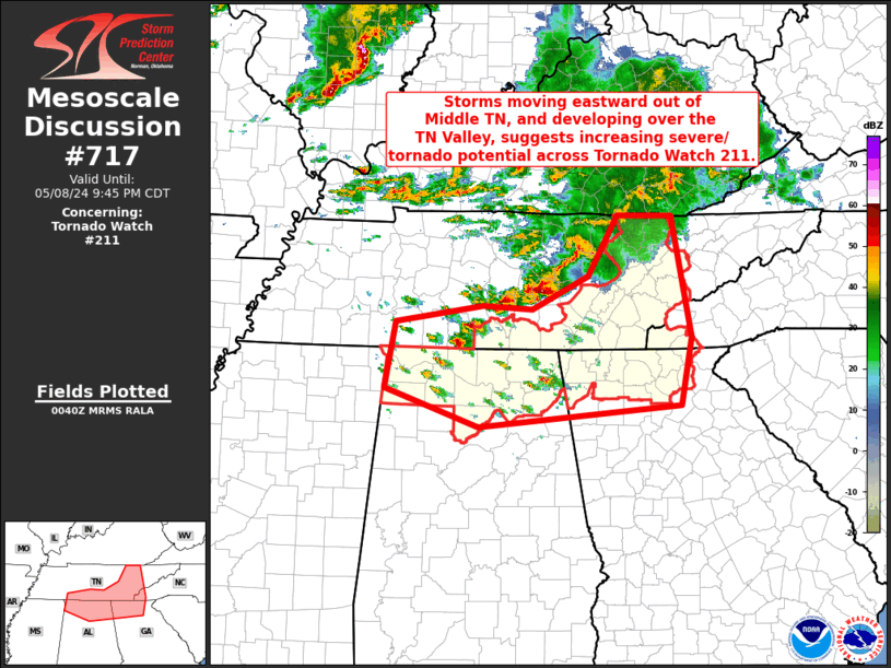Mesoscale Discussion 717