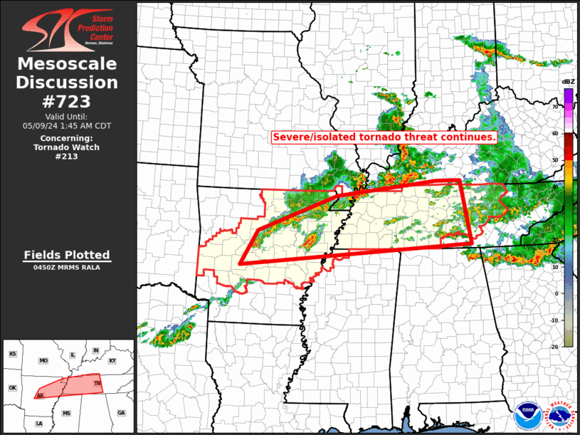 Mesoscale Discussion 723