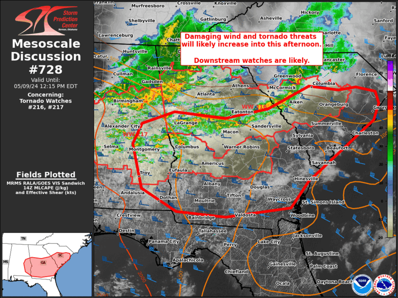 Mesoscale Discussion 728