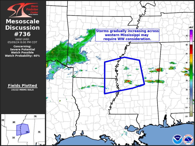 Mesoscale Discussion 736