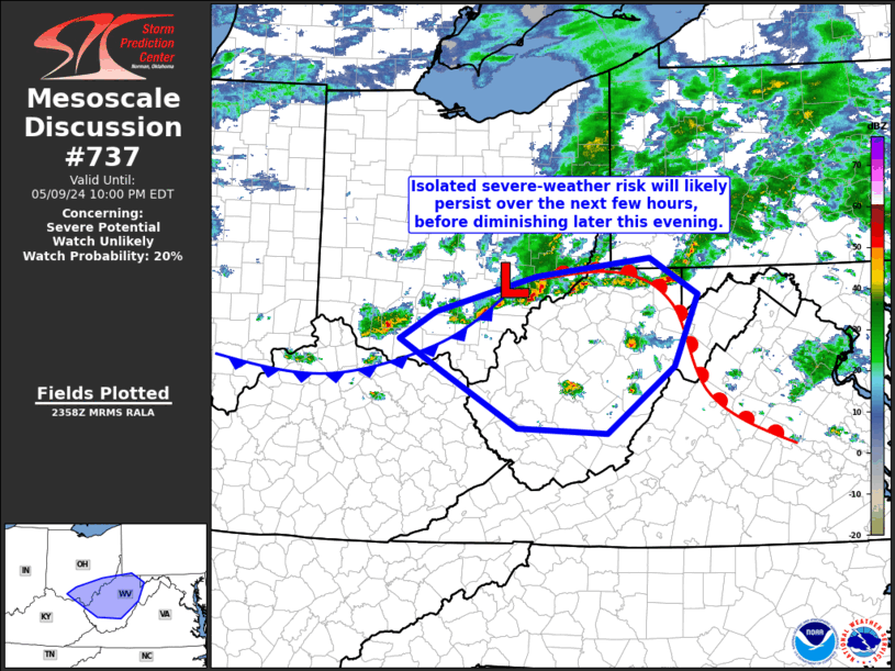 Mesoscale Discussion 737