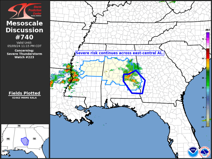 Mesoscale Discussion 740