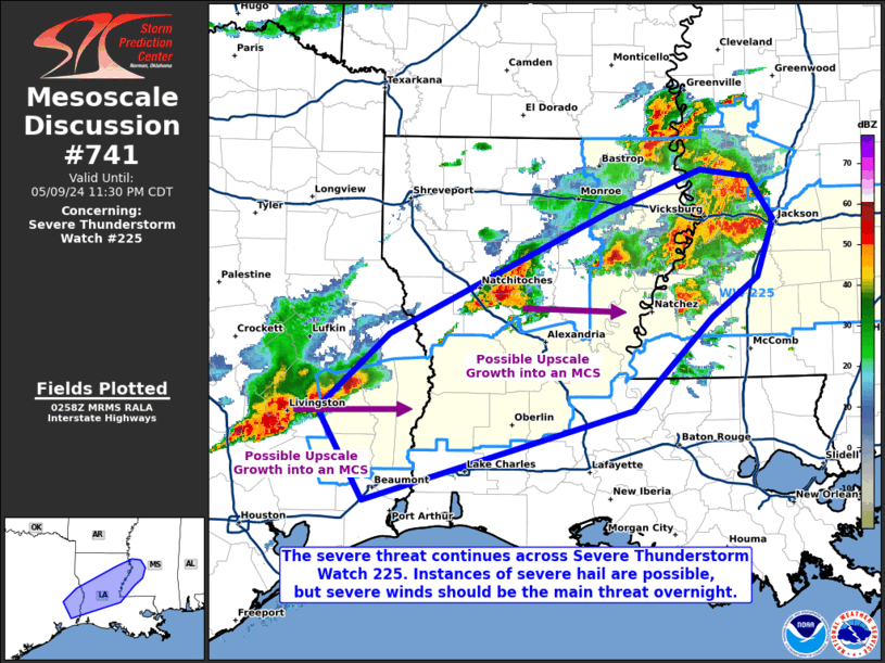Mesoscale Discussion 741