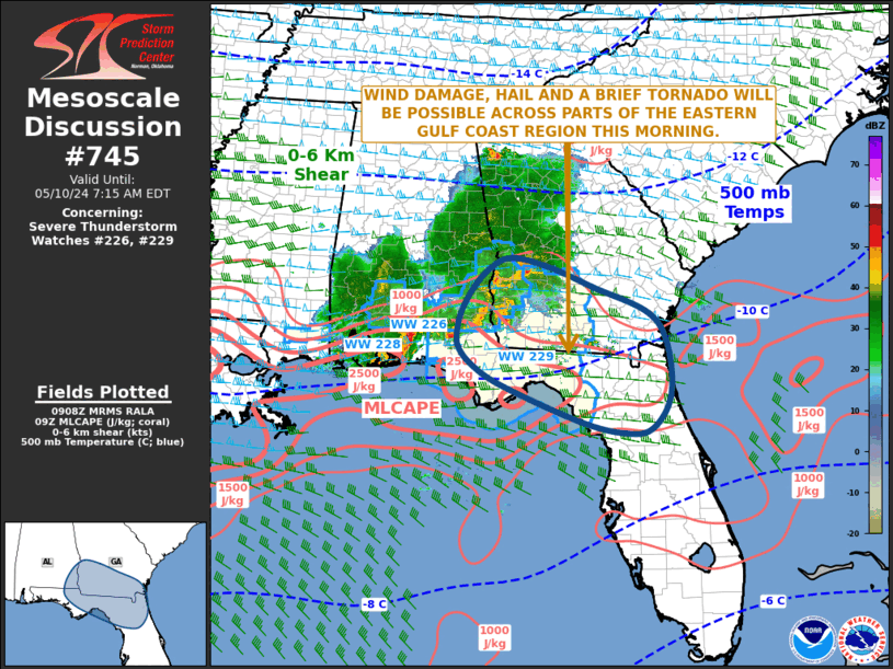 Mesoscale Discussion 745