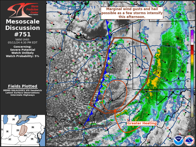 Mesoscale Discussion 751