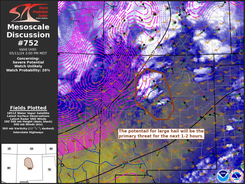 Mesoscale Discussion 752