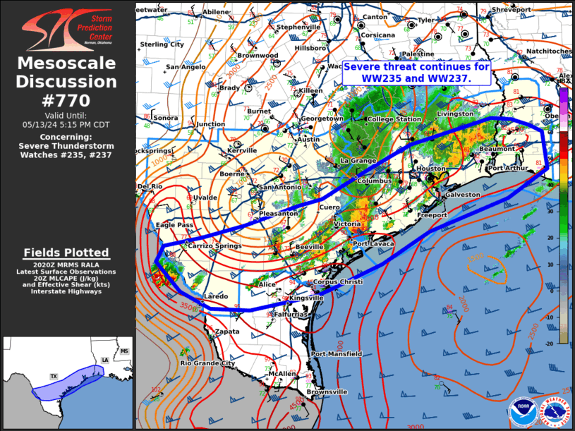 Mesoscale Discussion 770