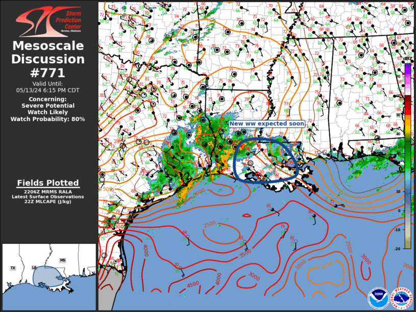 Mesoscale Discussion 771