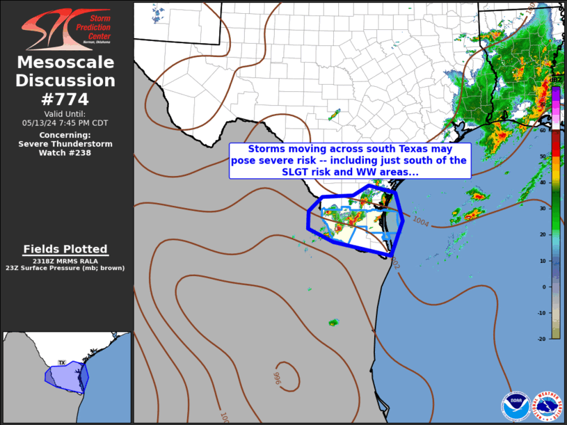 Mesoscale Discussion 774