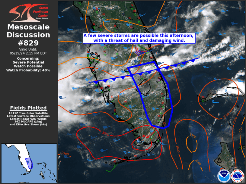 Mesoscale Discussion 829