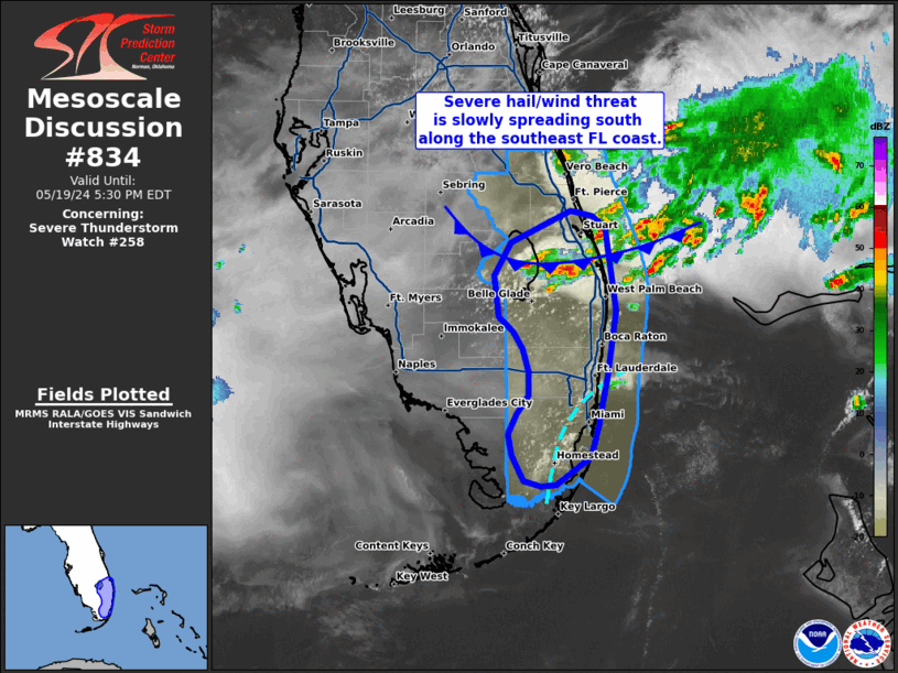 Mesoscale Discussion 834