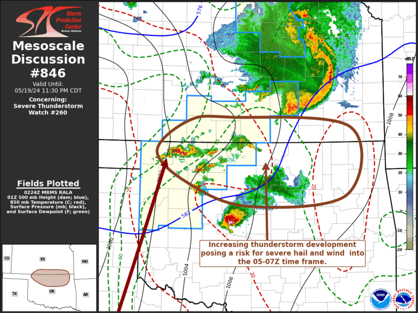 Mesoscale Discussion 846