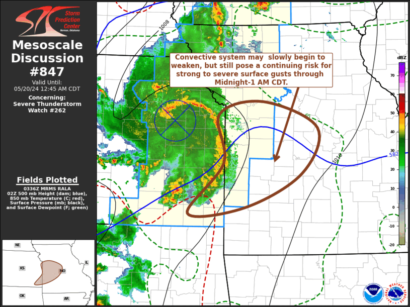 Mesoscale Discussion 847