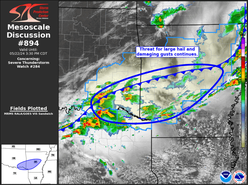 Mesoscale Discussion 894