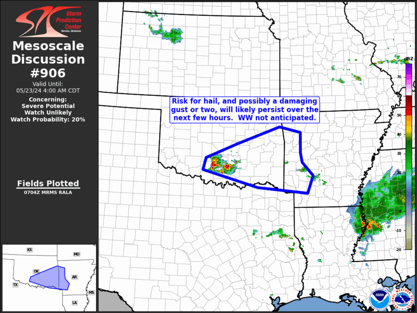 Mesoscale Discussion 906