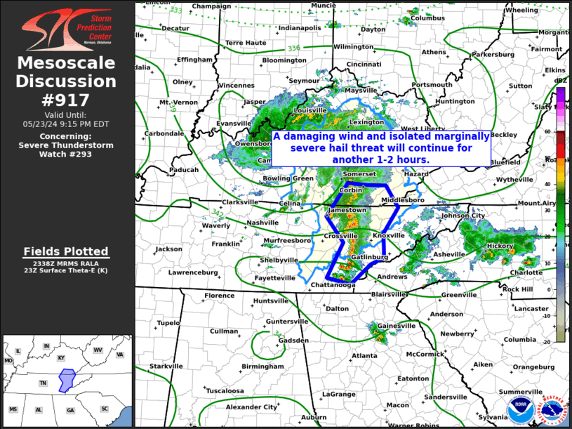 Mesoscale Discussion 917
