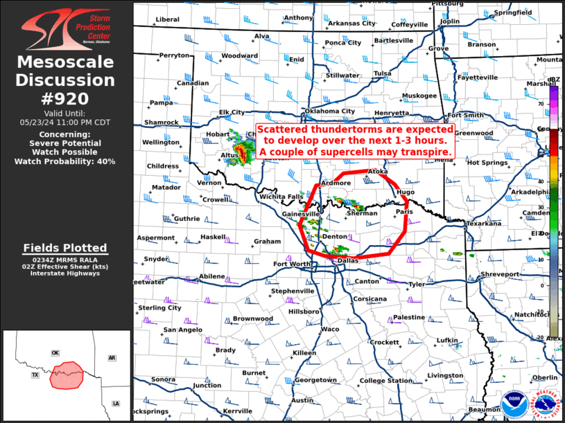 Mesoscale Discussion 920