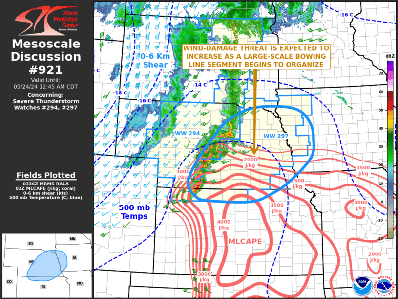Mesoscale Discussion 921