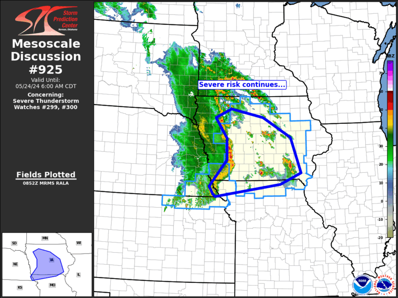 Mesoscale Discussion 925