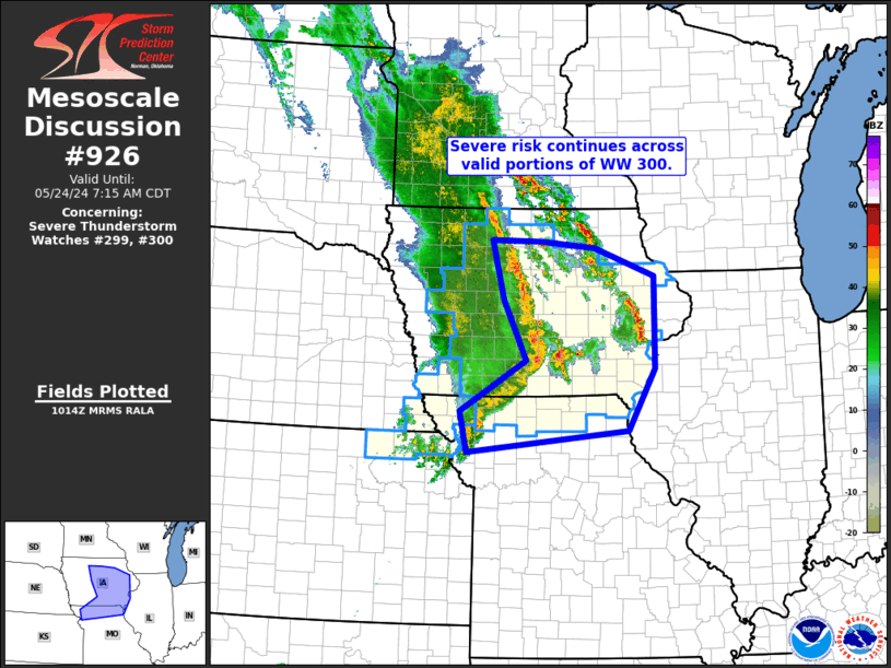 Mesoscale Discussion 926
