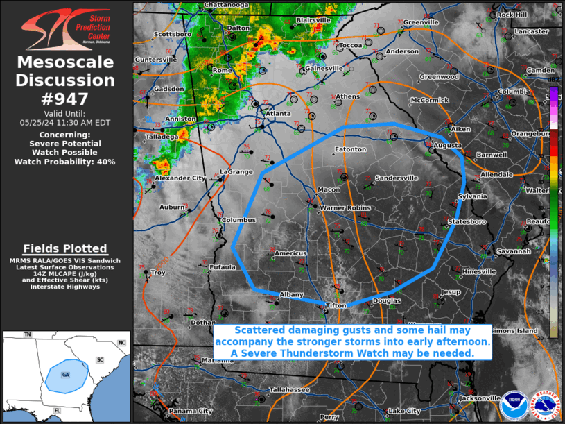Mesoscale Discussion 947