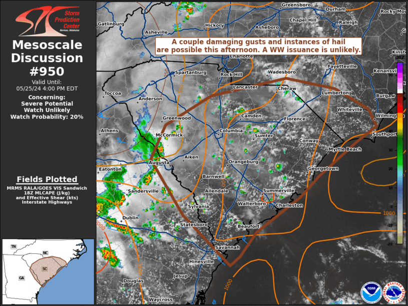 Mesoscale Discussion 950