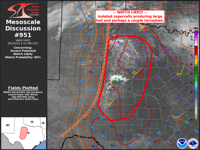 Mesoscale Discussion 951