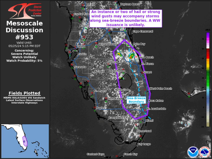 Mesoscale Discussion 953