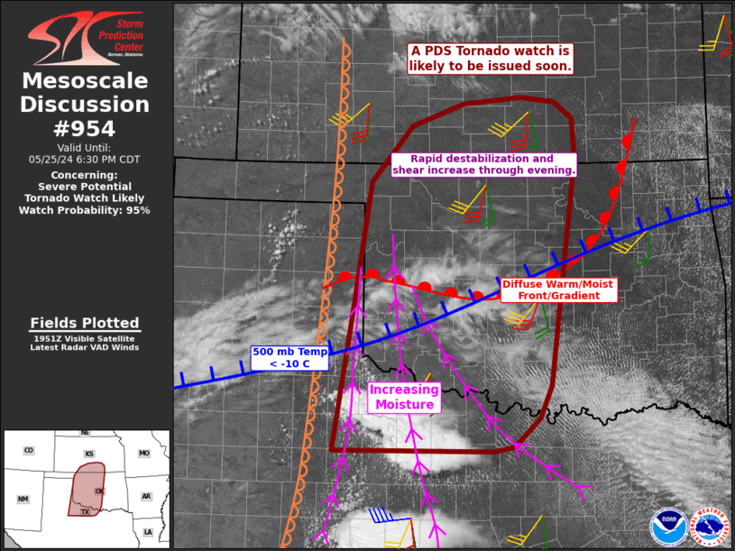 Mesoscale Discussion 954