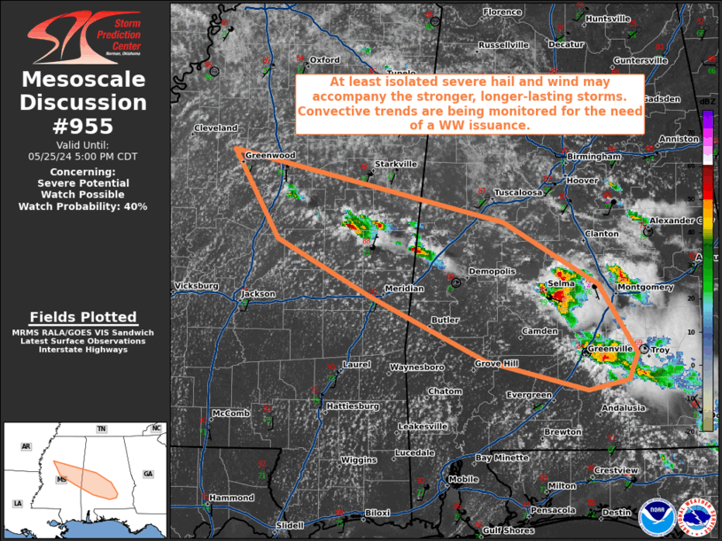 Mesoscale Discussion 955