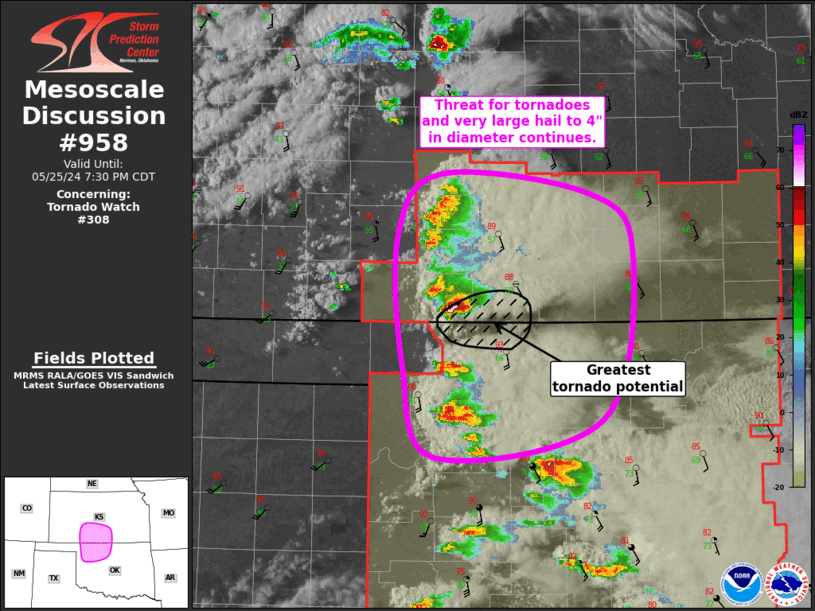 Mesoscale Discussion 958