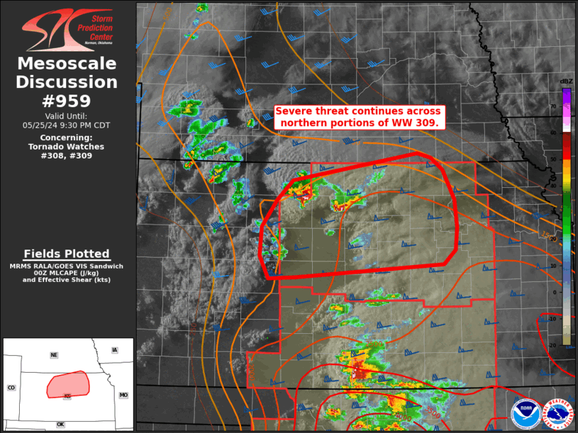 Mesoscale Discussion 959