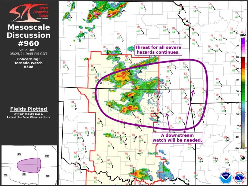 Mesoscale Discussion 960