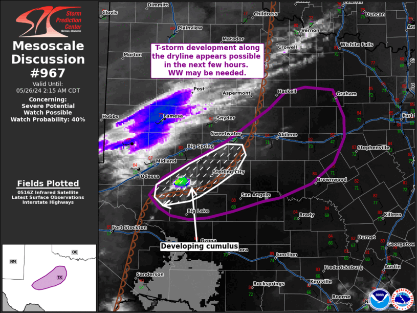 Mesoscale Discussion 967