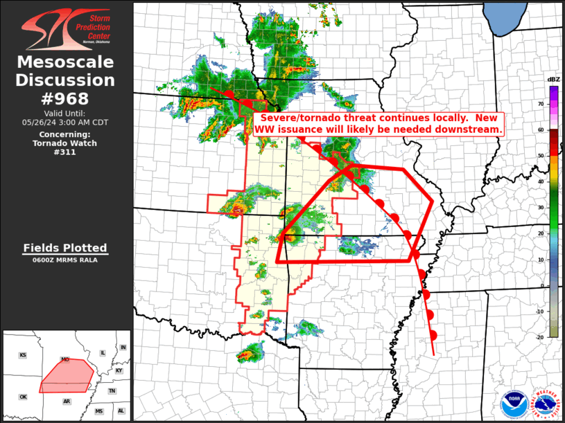 Mesoscale Discussion 968