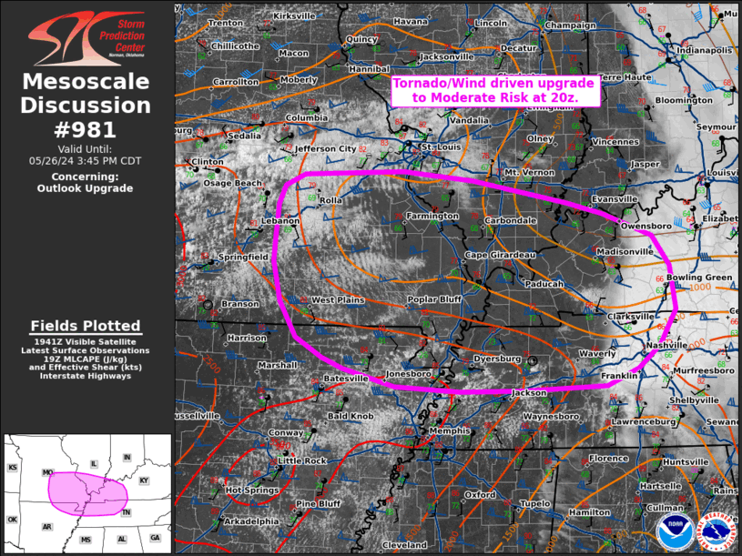 Mesoscale Discussion 981
