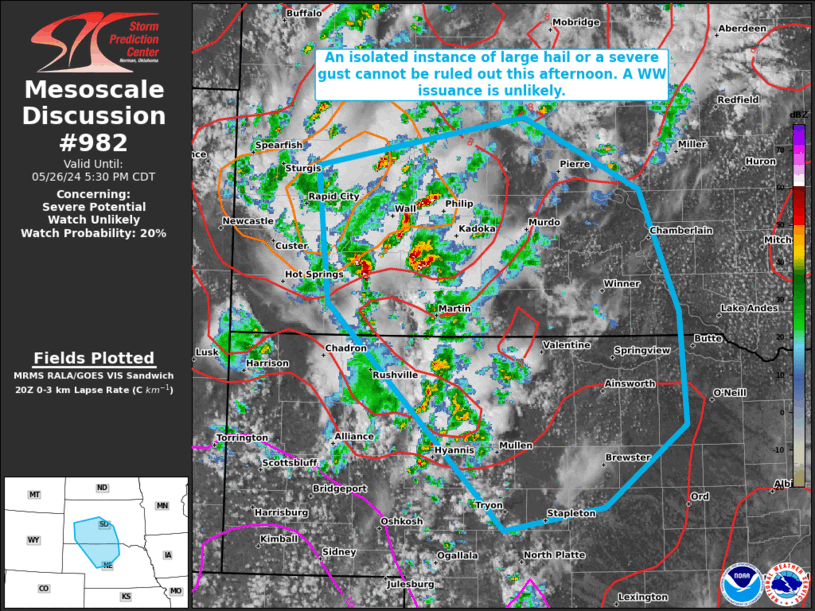 Mesoscale Discussion 982