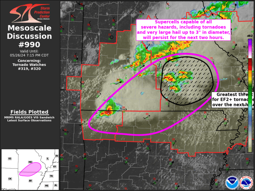 Mesoscale Discussion 990