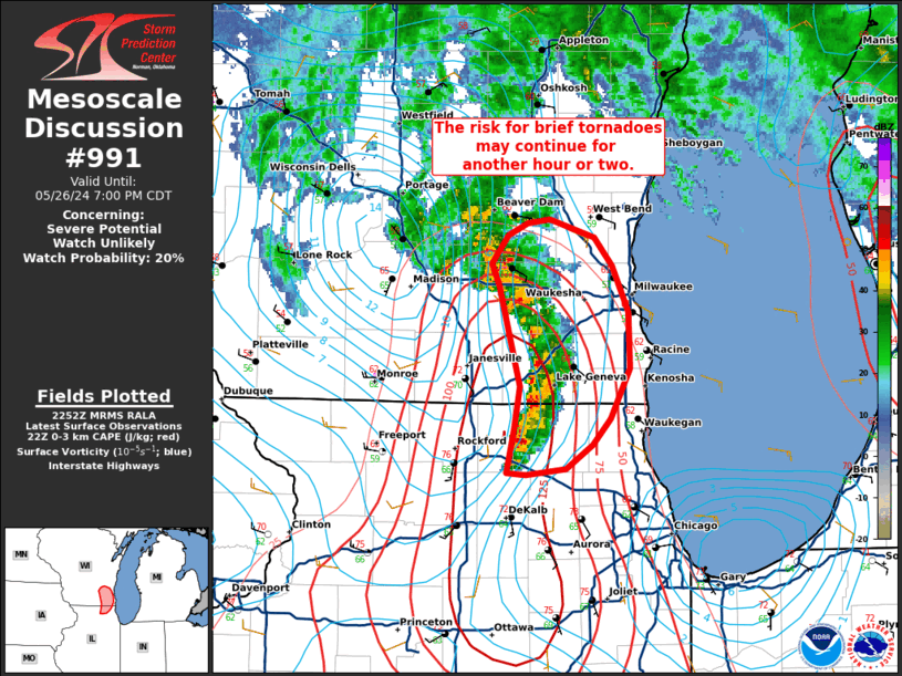 Mesoscale Discussion 991