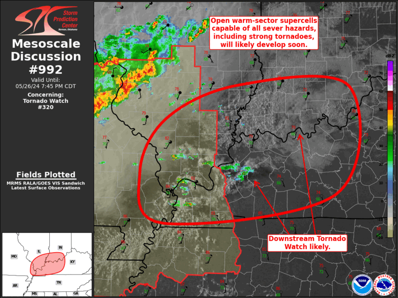 Mesoscale Discussion 992