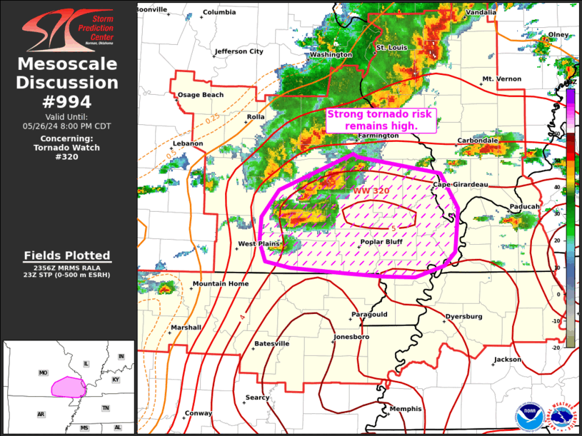 Mesoscale Discussion 994