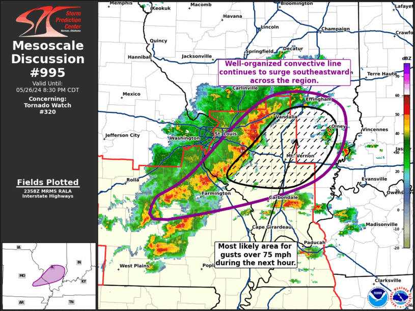 Mesoscale Discussion 995