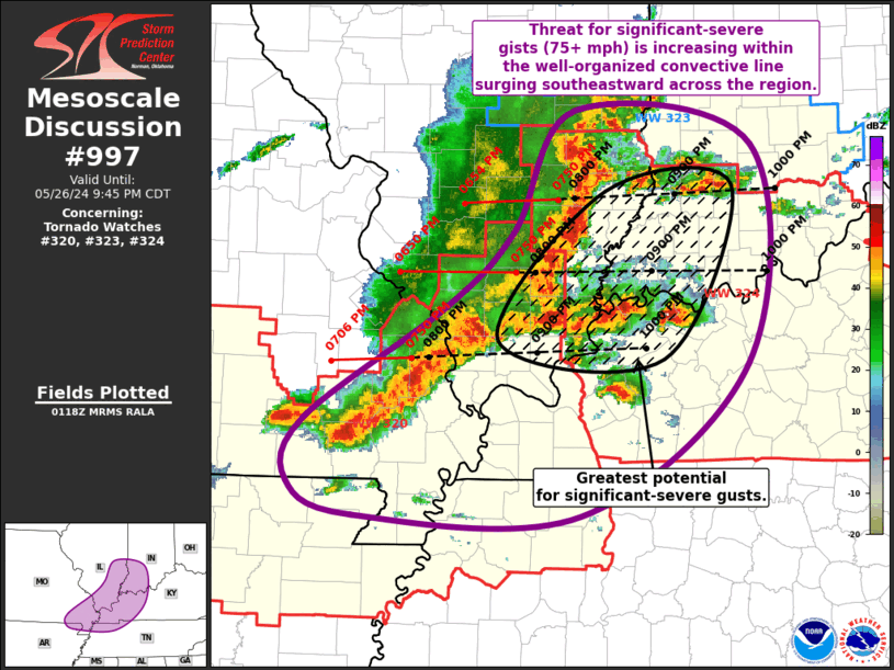Mesoscale Discussion 997