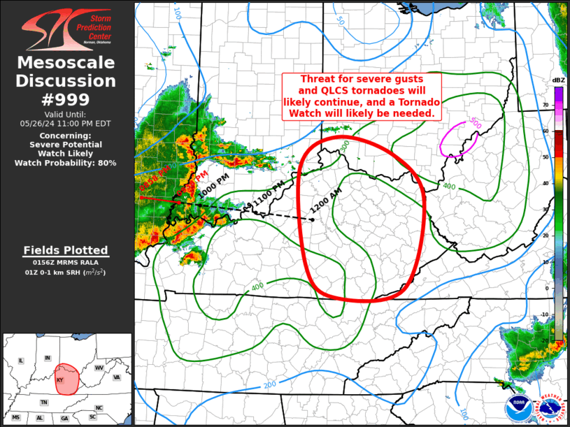 Mesoscale Discussion 999