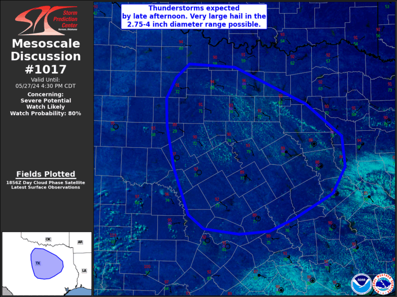 Mesoscale Discussion 1017