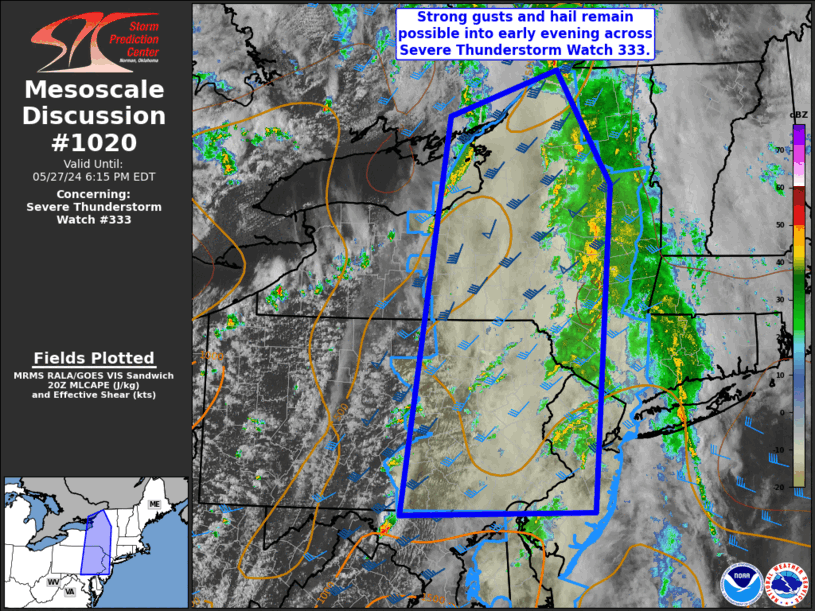 Mesoscale Discussion 1020