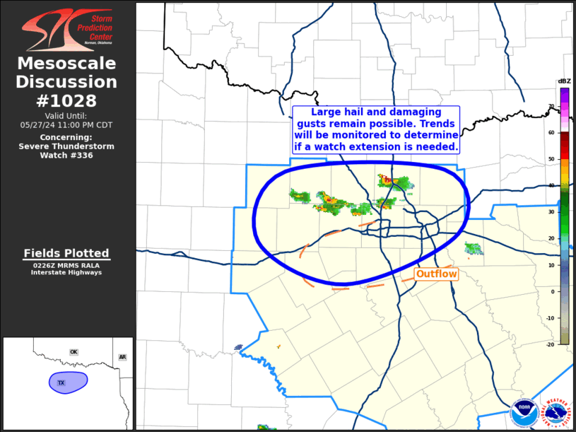 Mesoscale Discussion 1028