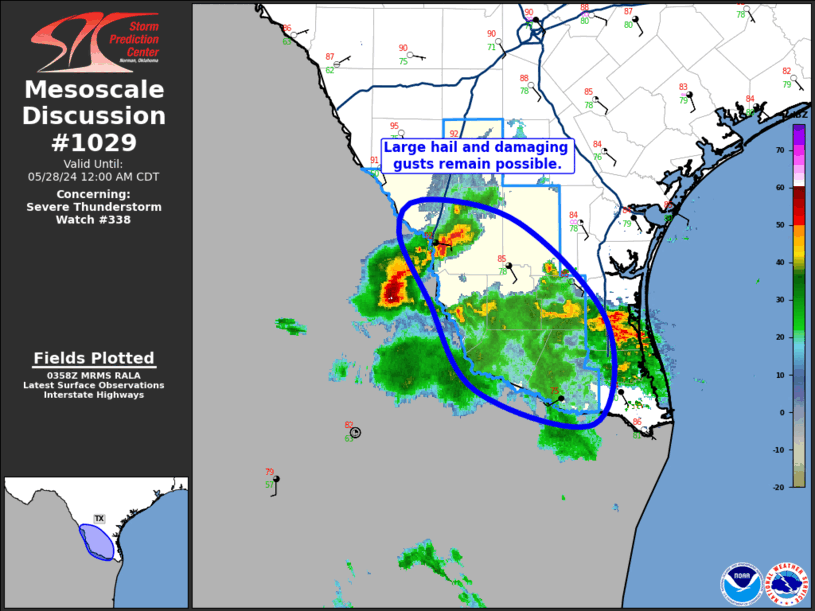 Mesoscale Discussion 1029