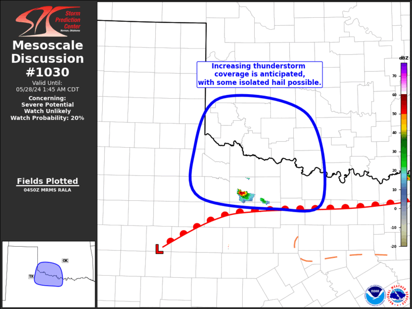 Mesoscale Discussion 1030